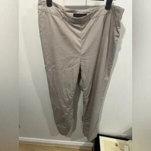 Lafayette 148 Bleecker Wool Blend Pants Cream Size 10 EUC